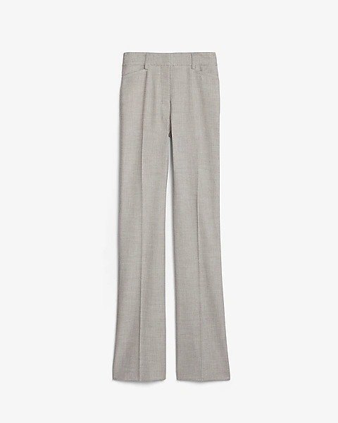 High Waisted Woven Barely Boot Pant