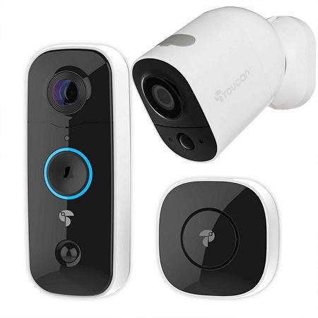 Wireless Video Doorbell + Outdoor/Indoor Surveillance Camera Bundle Pack - Sam's Club