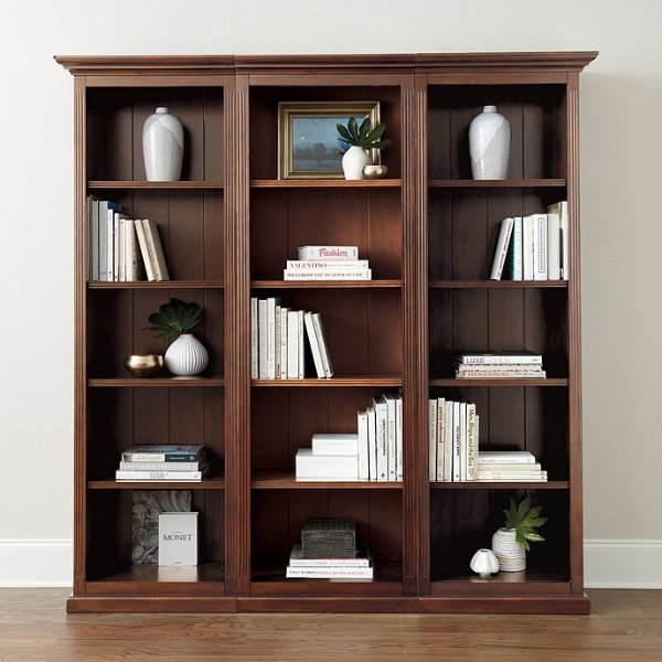 Tuscan Left Bookcase Tuscan Brown 