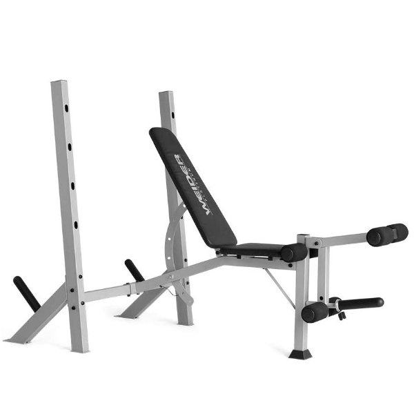 Weider Platinum Olympic Weight Bench & Rack (510-lb Capacity)