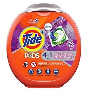 Pods Liquid Laundry Detergent Pacs 73 Count