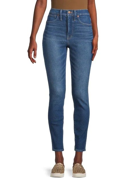 High-Rise Ankle Skinny Jeans