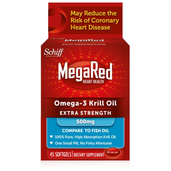 Omega-3 加强型磷虾油 500mg 45粒