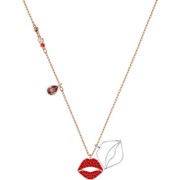 Mine Lip Necklace, Multi-colored, Mixed Plating by SWAROVSKI