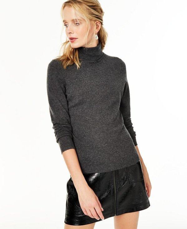 Cashmere Turtleneck Sweater, Regular & Petite Sizes, Created for Macy's