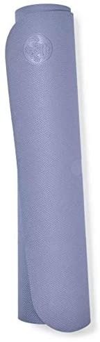 Welcome Premium 5mm Thick Yoga Mat with Alignment Stripe. Reversible, Lightweight with Dense Cushioning for Support and Stability in Yoga and Pilates, Lavender, 68"