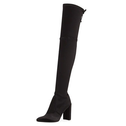 Highchamp Satin Over-the-Knee Boot