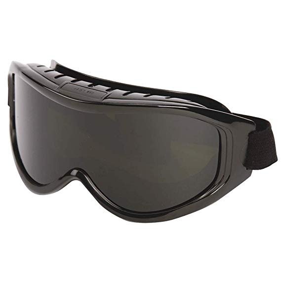 Ultra Comfortable, Soft, Flexible, High Temperature Cutting Odyssey II Shade 5 UV/IR Goggle, Indirect Vents, Anti-Fog, Scratch-Resistant; Complete Panoramic Vision, Black, S80210