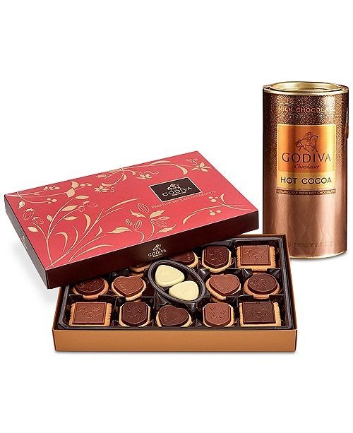 Milk Chocolate Hot Cocoa & Chocolate Biscuit Gift Set