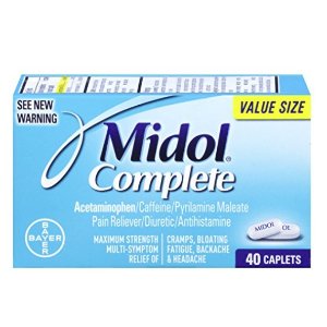 Midol Complete Caplets, 40-Count Box