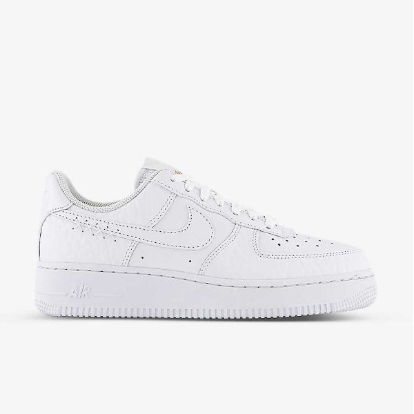 Air Force 1 ’07 logo-embossed leather low-top trainers