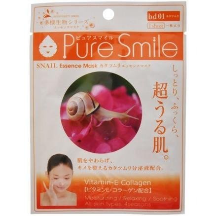 Pure smile 蜗牛粘液精华保湿面膜1片装 59g