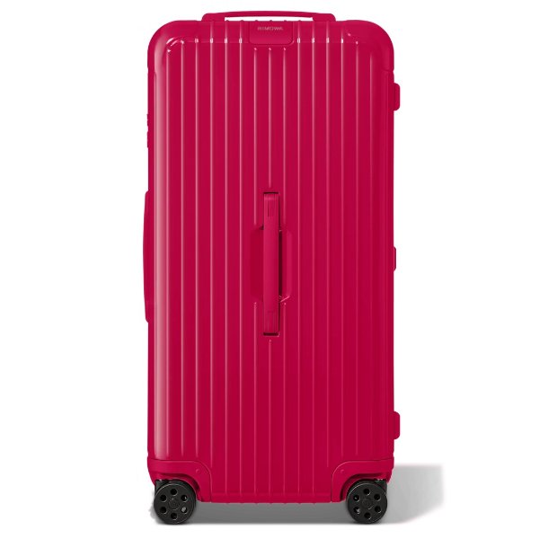 Essential Trunk Plus Large Lightweight Suitcase | Raspberry Pink | RIMOWA