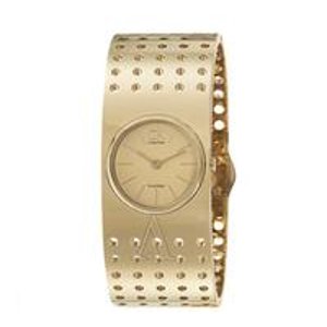 Calvin Klein Grid女式金色腕表