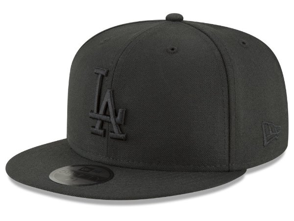 Los Angeles Dodgers New Era MLB Blackout 59FIFTY Cap
