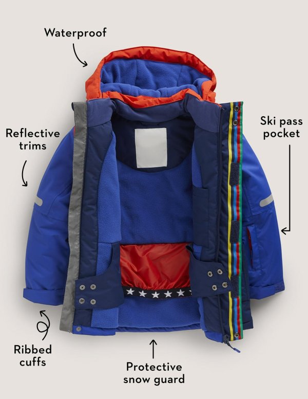 All-weather Waterproof Jacket - Multi Colourblock | Boden US