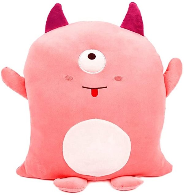 19.6" Monsters Plush Stuffed Animal Pillow, Devil Soft Plush Toy, Demon Plush Animals Decor, Nice Accompany Gift/Birthday/Festival Present for Kids