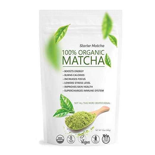 - USDA Organic, Non-GMO Certified, Vegan and Gluten-Free. Pure Matcha Green Tea Powder. Grassy Flavor with Mild Natural Bitterness