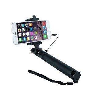 Minisuit Selfie Stick Lite 2015 Edition [Battery Free] Portable Pocket-Size Extendable Self-Portrait Monopod Stick with Adjustable Holder, Built-in Remote Shutter for iOS, Android Phones