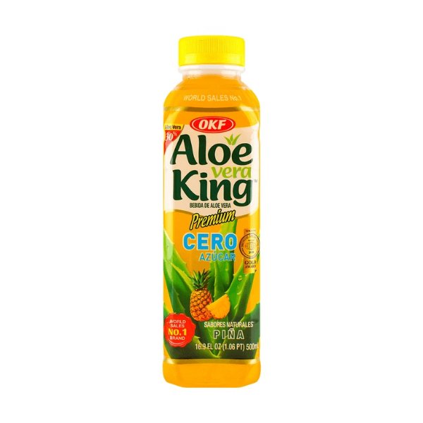 OKF ALOE KING 天然芦荟菠萝汁 500ml