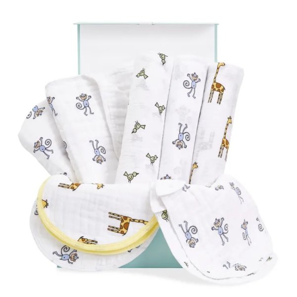 cotton muslin newborn gift set