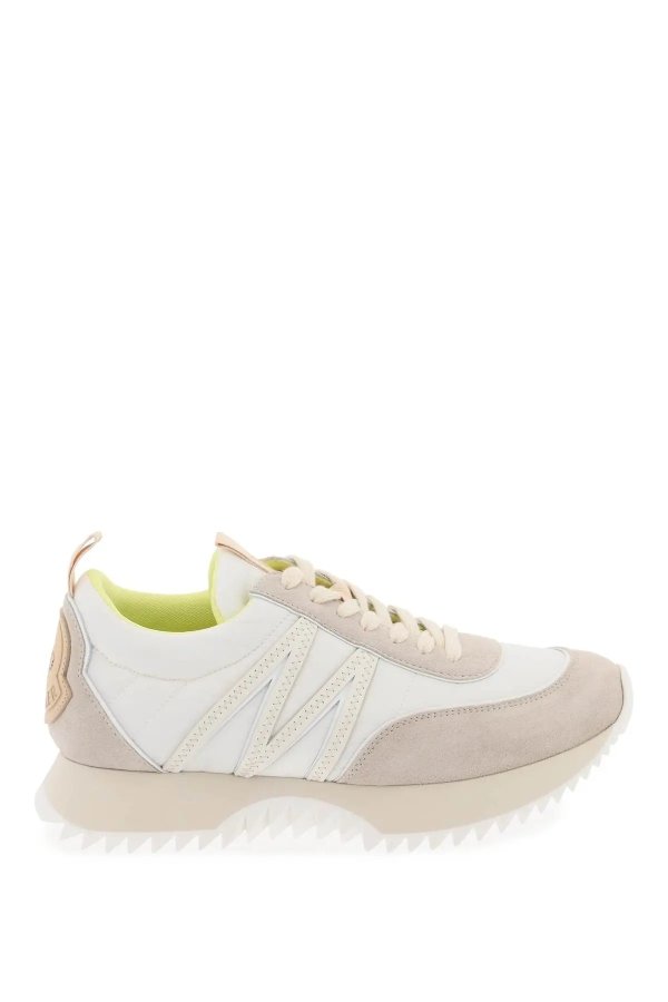 Pacey sneakers in nylon and suede leather. Moncler
