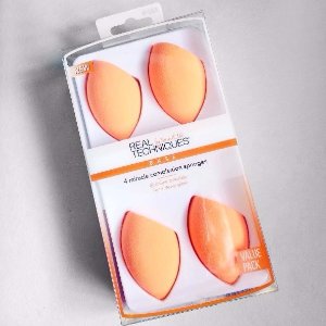 Real Techniques 4 Miracle Complexion Sponges Make Up Brush Set