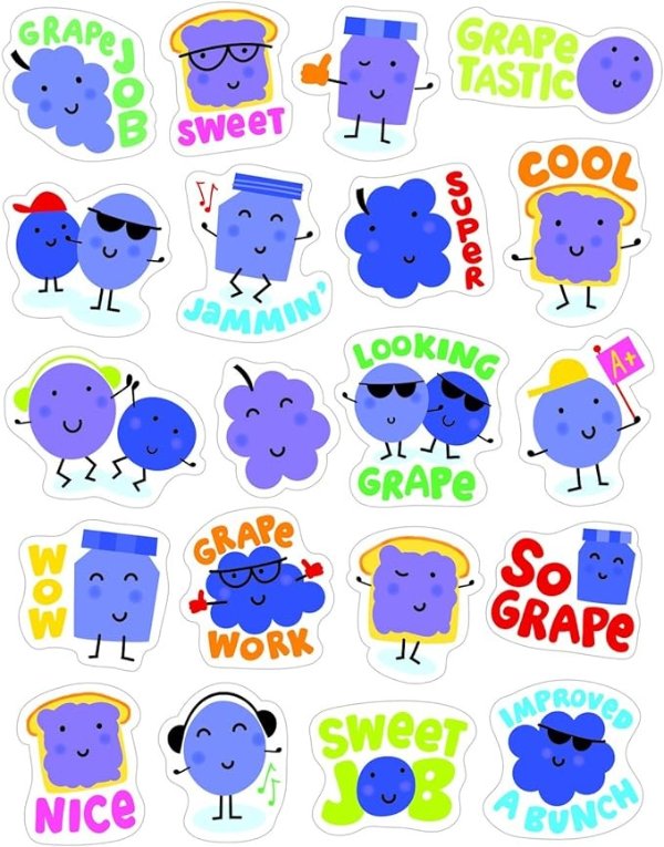Grape Stickers - Scented