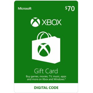 Xbox $70 礼卡 兑换码