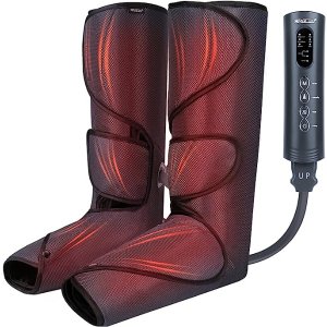 cincom10% couponFoot and Leg Massager with Heat, Air Compression Leg Massager for Circulation and Muscles Relaxation - 3 Modes, 3 Intensities, 2 Heating Super Quiet