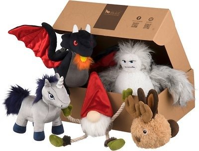 P.L.A.Y. Pet Lifestyle and You Mythical Creatures Set Plush Dog Toy, 5 count - Chewy.com