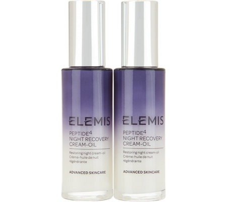 ELEMIS Peptide4 Night Recovery Cream-Oil Duo — QVC.com