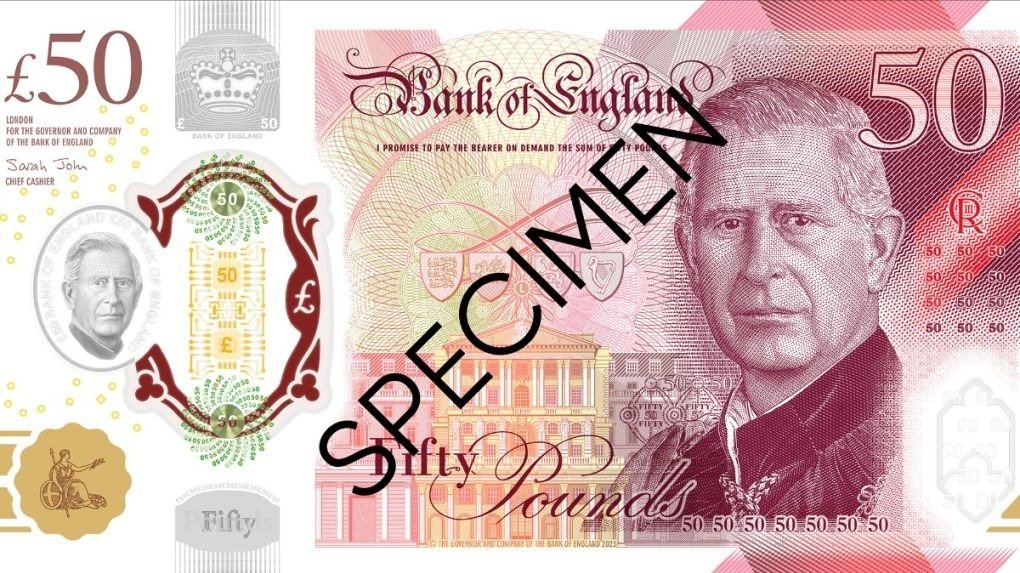 以英王查理三世为主题的英国纸币首批图片揭开面纱！