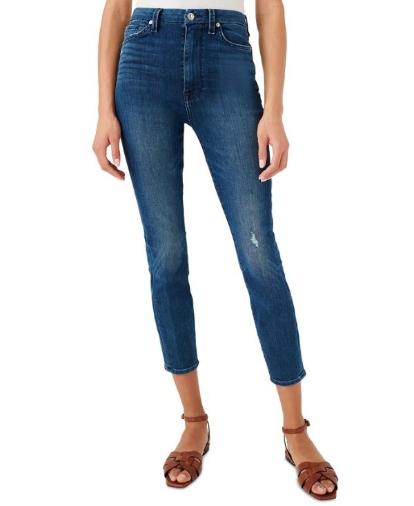 Aubrey Cropped High Rise Jeans