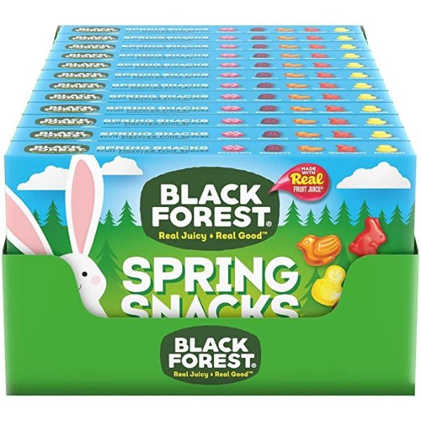 Forest Easter Spring Fruit Snacks Theater Box 3 Ounce Pack of, Assorted, 12 Count, (Pack of 12)