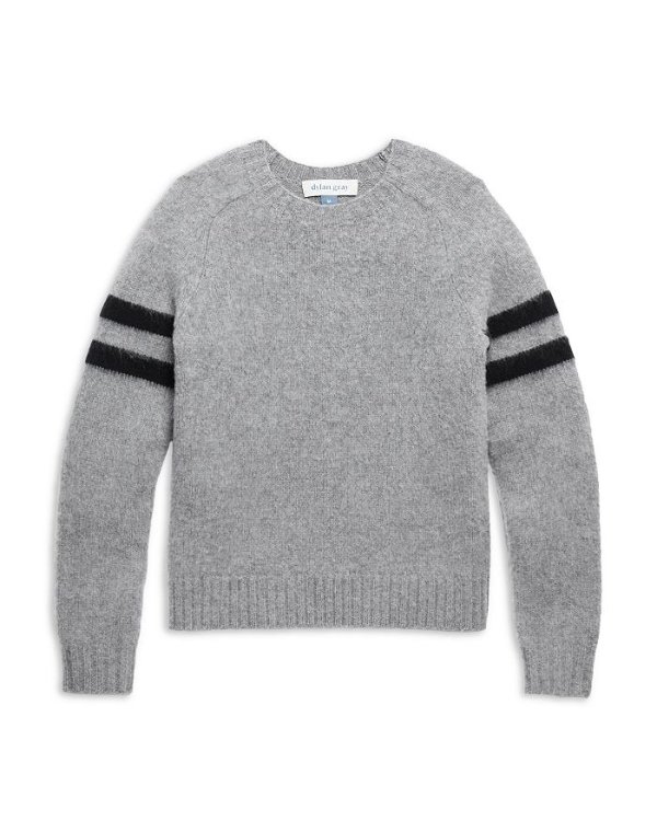 Boys' Merino Wool Stripe Sleeve Sweater - Big Kid
