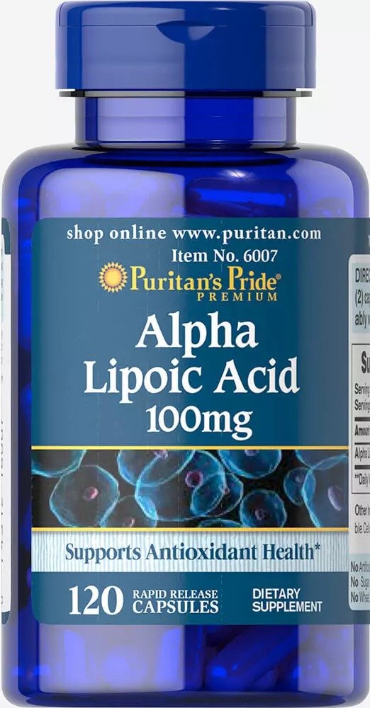Alpha Lipoic Acid 100 mg 120 Capsules | Antioxidants | Puritan's Pride