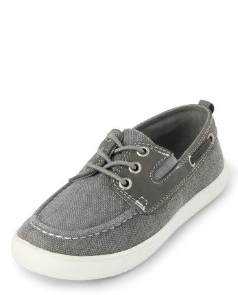 Boys Canvas Boat Shoes | The Children's Place - GREY