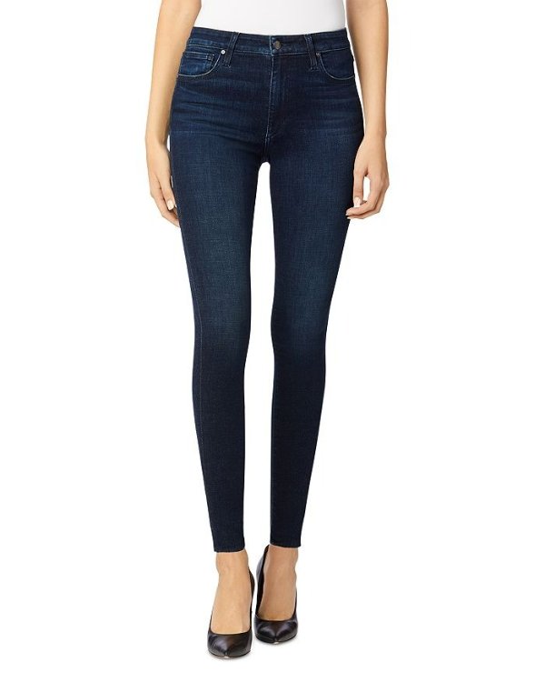 Curvy Mid Rise Ankle Skinny Jeans in Bakewell