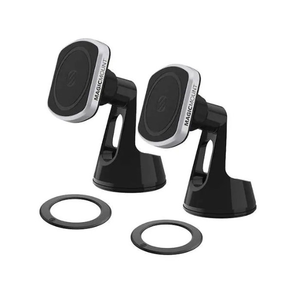MagicMount Pro2 Window or Dash Magnetic Phone Mount, 2-Pack