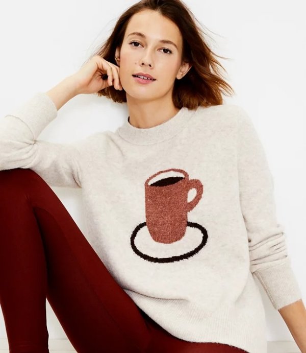 Lou & Grey Coffee Sweater | LOFT