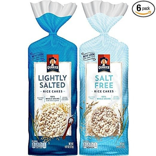 Gluten Free Rice Cakes, Plain Variety Pack, 6 Count