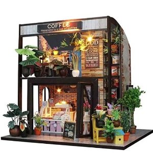 Amazon Flever Dollhouse Miniature DIY House Kit Creative Room with Furniture