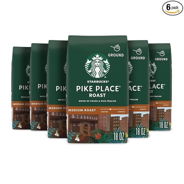 Pike Place 中焙咖啡粉 6包装