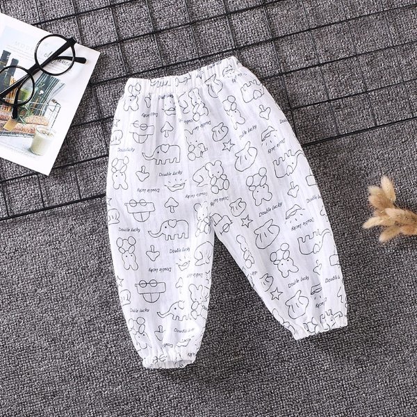 1pc Baby Unisex casual Animal & Cat Harem pants Casual Cotton otton Pants & Sweatpants & Harem Pants