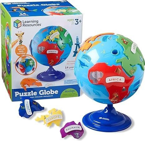 Puzzle Globe, 14 Pieces