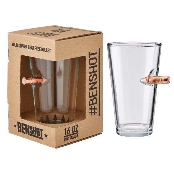 Bulletproof Pint Glass from Apollo Box