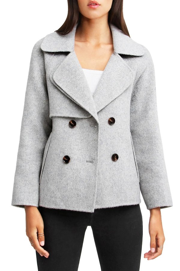 I'm Yours Wool Blend Peacoat