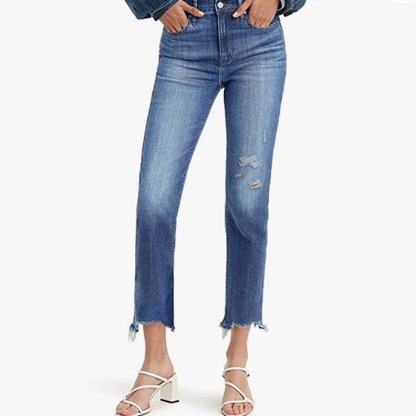 Levi's Women's 724 High Rise Straight Crop Jeans
