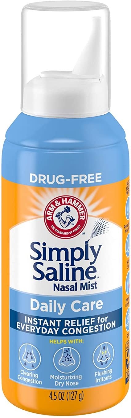 Simply Saline Nasal Mist Instant Relief for Everyday Congestion, 4.5 Oz